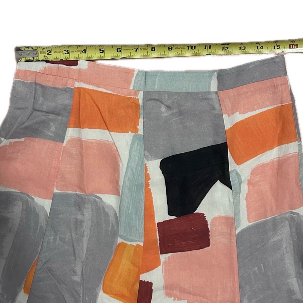 Aria Mosaic Linen Skirt Racerback Colorful Set (Moglea for Anthropologie) - Picture 7 of 11
